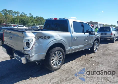 2021 Ford F-150 Lariat из США, поврежденный, VIN 1FTFW1E82MKD89523